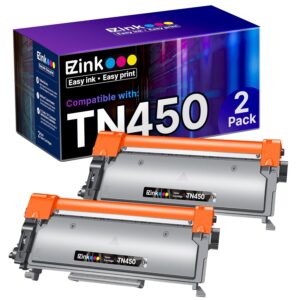 E-Z Ink Compatible Toner Cartridge Replacement for Brother TN450 TN420 TN-450 TN-420 Compatible with HL-2270DW HL-2280DW HL-2230 MFC-7360N MFC-7860DW DCP-7065DN Intellifax 2840...