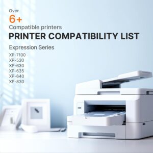 E-Z Ink Remanufactured for Epson 410XL 410 XL T410XL Ink Cartridges to use with Expression XP-640 XP-830 XP-7100 XP-530 XP-630 XP-635 Printer (Black, Cyan, Magenta, Yellow,...
