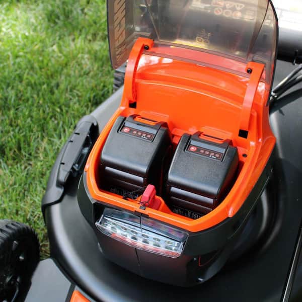 ECHO 56V 21 in. Cordless Battery 3-in-1 Walk Behind Self-Propelled Lawn Mower w/ (2) 5Ah Batteries and Rapid Charger DLM-2100SPR2-2
