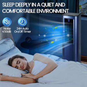 Edendirect 9,000 (DOE) BTU Portable Air Conditioner Cools 900 sq.ft. with Heat, Dehumidifier, AC unit with Remote KTJEACB0305