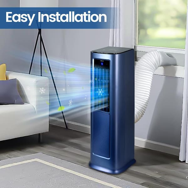 Edendirect 9,000 (DOE) BTU Portable Air Conditioner Cools 900 sq.ft. with Heat, Dehumidifier, AC unit with Remote KTJEACB0305