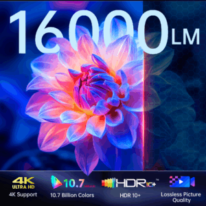 [Electric-Focus] Losei 5G/2.4G WiFi Bluetooth Projector, 4K Support Native 1080P Outdoor Movie Projector, 170'' Display Home Theater Projector Compatible with Smartphone,...