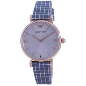 Emporio Armani Gianni T-Bar Grey Dial Quartz AR11386 Women's Watch