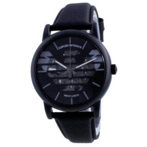 Emporio Armani Luigi Skeleton Leather Automatic AR60032 Men's Watch