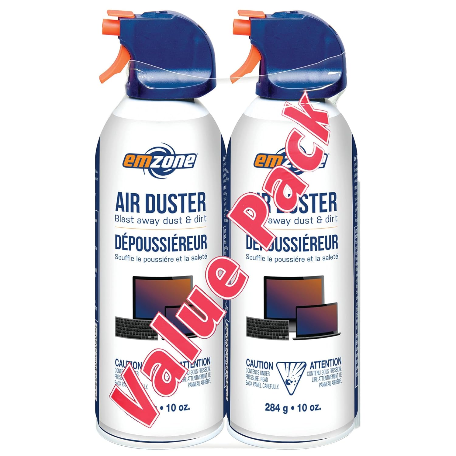 emzone AIR Duster | 2 Pack AEROSOL - Value Pack | 284g / 10oz