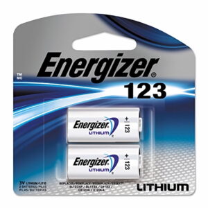 Energizer 123 Lithium Battery (Pack of 4)
