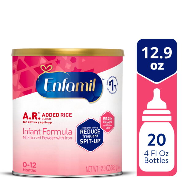 Enfamil A.R. Powder Baby Formula, Reduces Frequent Spit-Up, 12.9 oz Can Enfamil A.R. Powder Baby Formula, Reduces Frequent Spit-Up, 12.9 oz Can