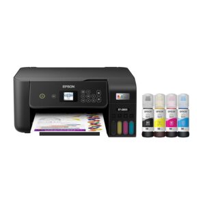 Epson EcoTank ET-2800 Wireless Color All-in-One Cartridge-Free Supertank Printer with Scan and Copy – The Ideal Basic Home Printer - Black