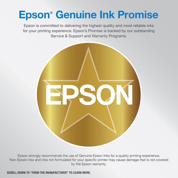 Epson EcoTank ET-2800 Wireless Color All-in-One Cartridge-Free Supertank Printer with Scan and Copy – The Ideal Basic Home Printer - Black