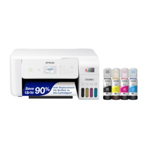 Epson EcoTank ET-2800 Wireless Color All-in-One Cartridge-Free Supertank Printer with Scan and Copy – The Ideal Basic Home Printer - Black