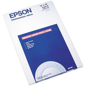 Epson S041407 Photo Paper Super B - 13" x 19" - Luster - 97 Brightness - 50 Sheet