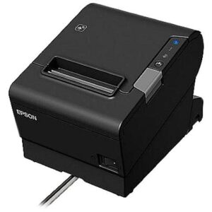 Epson TM-T88VI 3" Single-station Thermal Receipt Printer, USB, Ethernet, Serial, Black - C31CE94061