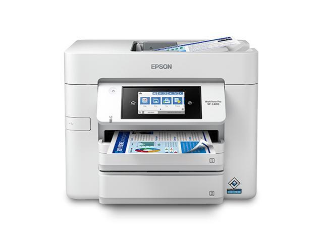 Epson WorkForce Pro WF-C4810 Inkjet Multifunction Printer - Color - Copier/Fax/Printer/Scanner - Automatic Duplex Print - Color Scanner - 1200 dpi