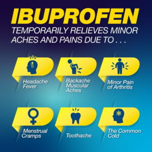 Equate Ibuprofen Tablets, 200 mg, Pain Reliever and Fever Reducer, 200 Count (2x100 Count), Compare to Advil® Tablets Active Ingredient