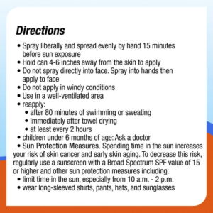 Equate Sport Sunscreen Spray, SPF 30, 5.5 oz