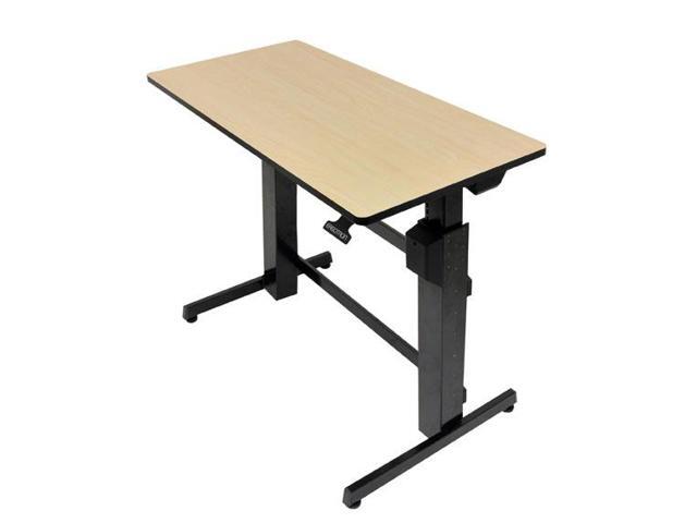 Ergotron 24-271-928 WorkFit-D, Sit-Stand Adjustable-Height Desk - Birch Surface