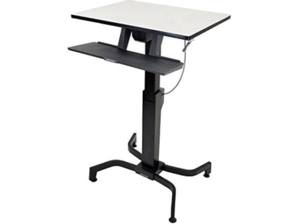 Ergotron WorkFit-C 24-215-085 Single LD Sit-Stand Workstation Computer Cart Ergotron WorkFit-C 24-215-085 Single LD Sit-Stand Workstation Computer Cart