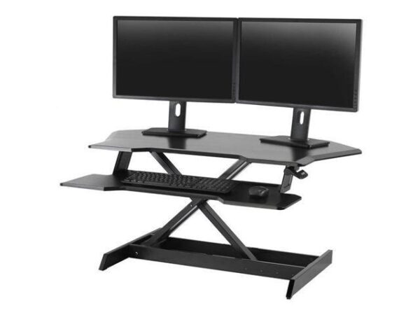 Ergotron WorkFit-TX Standing Desk Converter, Sit-Stand Desk Workstation - Height-Adjustable Keyboard (33-467-921) Ergotron WorkFit-TX Standing Desk Converter, Sit-Stand Desk Workstation - Height-Adjustable Keyboard (33-467-921)