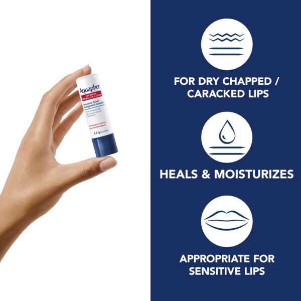 EUCERIN AQUAPHOR Lip Repair Stick DUO PACK for Dry, Chapped and Cracked Lips, 2x4.8g