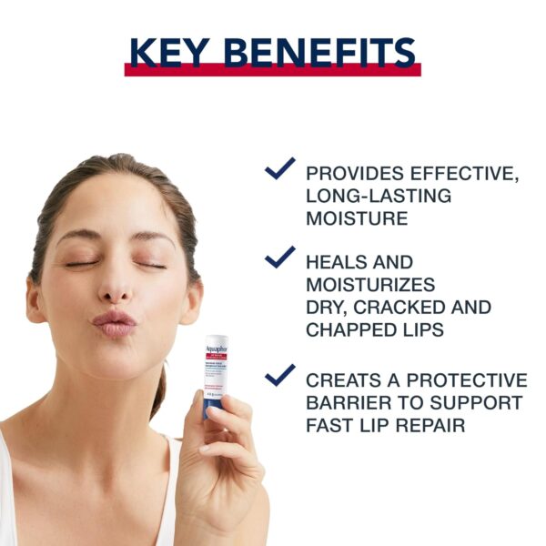 EUCERIN AQUAPHOR Lip Repair Stick DUO PACK for Dry, Chapped and Cracked Lips, 2x4.8g