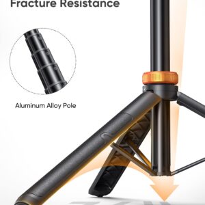 EUCOS 62" Phone Tripod, Tripod for iPhone & Selfie Stick Tripod with Remote, Extendable Phone Tripod Stand & Travel Tripod, Solidest Cell Phone Tripod Compatible with...