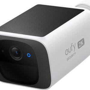eufy Security S220 SoloCam, Solar Security Camera, Wireless Outdoor Camera, Continuous Power, 2K Resolution, Wireless, 2.4 GHz Wi-Fi, No Monthly Fee,