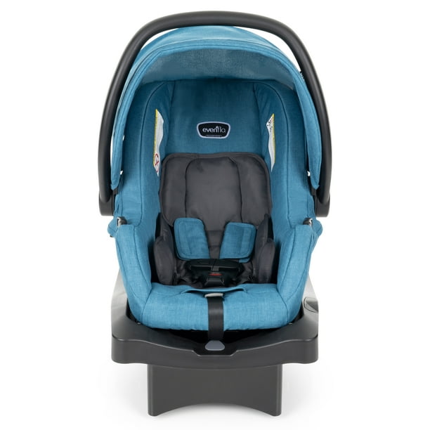 Evenflo Omni Plus Modular Travel System with LiteMax Sport Rear-Facing Infant Car Seat, Tazi Blue
