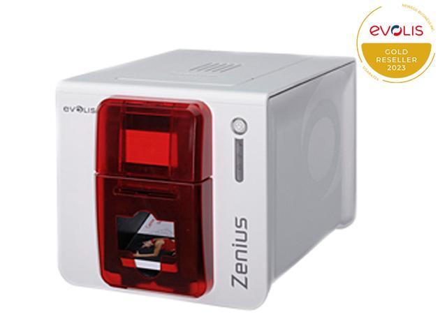 Evolis Zenius Classic Single-Sided ID Card Printer (Fire Red)