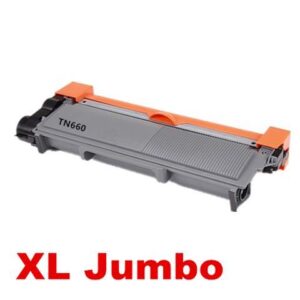 EZToner Brother TN660x (extra high yield for TN630) New Compatible Black BK Toner Cartridge (High Yield) For