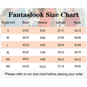 Fantaslook Women Blouses Dressy Casual Summer Short Sleeve Shirts Crew Neck Pleated Tunic Tops