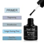 Fast Air Dry Primer UV LED Gel Base Primer No Need Of UV/LED Lamp Soak Off Gel Nail Polish For Nail Art Design
