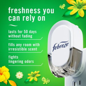 Febreze Plug In Air Freshener, Odor-Fighting Scented Oil Refill, Gain Scent, 2 Refills