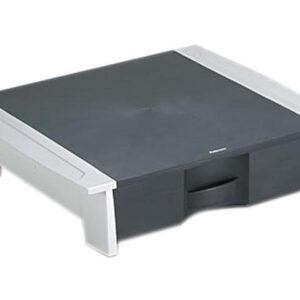 Fellowes 8032601 Printer/Fax Machine Stand, 21 1/4 x 18 1/8 x 5 1/4, Black/Silver