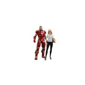 Figure Hot Toys MMS311 - Marvel Comics - Iron Man 3 - Pepper Potts & Iron Man Mark 9 Deluxe Version
