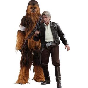 Figure Hot Toys MMS376 - Star Wars : The Force Awakens - Han Solo And Chewbacca