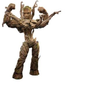 Figure Hot Toys MMS707 - Marvel Comics - Guardians Of The Galaxy Vol.3 - Groot Deluxe Version
