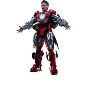 Figure Hot Toys MMS718B - Marvel Comics - Iron Man - Tony Stark Mark 7 Suit Up Version & Bonus Accessory