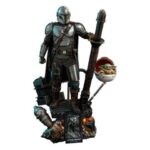 Figure Hot Toys QS017 - Star Wars : The Mandalorian - The Mandalorian & The Child Deluxe Version