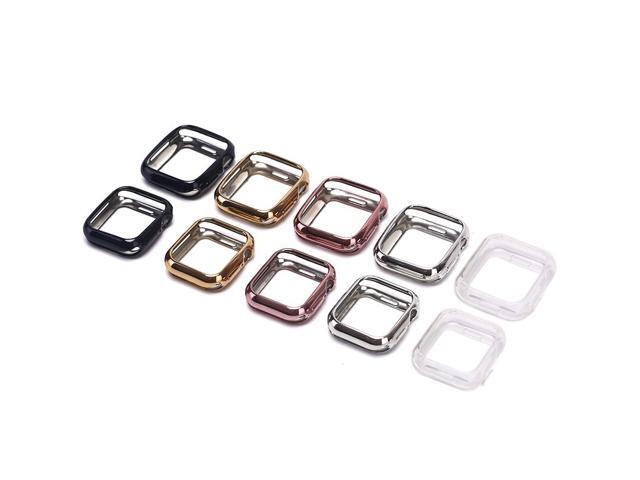 For Apple Watch Series 4 3 2 1 Watch Cover Case Band Case 40mm 44mm Slim TPU Case Soft Clear Protector For Watch