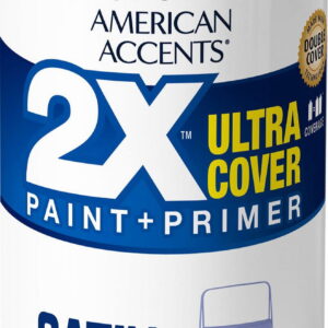 French Lilac, Rust-Oleum American Accents 2X Ultra Cover Satin Spray Paint- 12 oz