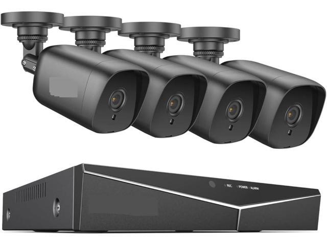 Gadpiparty 1080P Video Security System 1080N 5IN1 H.264+ 4CH DVR with 4X Outdoor Weatherproof Surveillance Cameras CCTV Kit (Size : None, Color : 4PCS