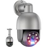 Gadpiparty 4K 8MP 5MP IP Camera Red-Blue Light Alert Human Detection Night Vision POE Security Protection Video Surveillance Camera(8MP POE Camera
