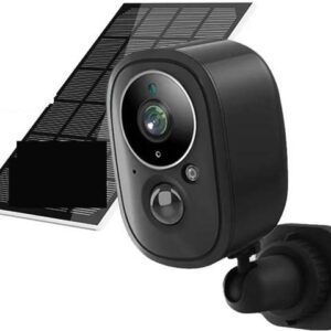 Gadpiparty 5MP Black Tuya Low Power Battery PIR External Surveillance IP Camera Security Protection Smart Family Security Instant(5MP 64GB)