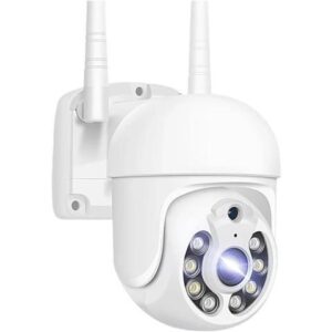 Gadpiparty 5MP WiFi Camera Outdoor 1536P 5X Digitial Zoom PTZ IP Cameras Audio P2P CCTV Surveillance Work with CCTV System(U/K,3MP Camera)