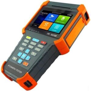 Gadpiparty CCTV Tester, 4 Inch CCTV Tester, Coaxial HD 4.0, TVI/CVI/AHD 8MP Test, DC12V Output Camera Portable CCTV Tester, Support CVBS Loop