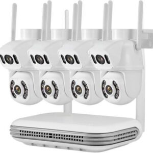 Gadpiparty DVR Surveillance Kits, 2K 4MP 6MP Full HD 8CH Wireless NVR Security IP Camera System Kit Outdoor Surveillance CCTV Video Recorder(2T,4PCS