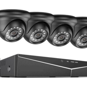 Gadpiparty DVR Surveillance Kits, 4CH 1080N DVR CCTV System 4pcs 1080P Security Cameras IR Indoor Waterproof Outdoor Video Surveillance CCTV Kit(2T)