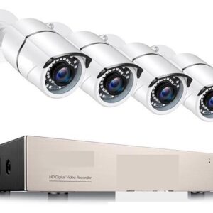 Gadpiparty DVR Surveillance Kits, 8CH 1080P 2MP TVI CCTV Security Video Surveillance Camera System DVR Kit for Outdoor Home with Waterproof IR Night