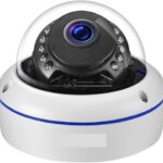 Gadpiparty H.265AI Ultra HD 4K POE Camera Face Detect Dome Outdoor 8MP 5MP Audio IP Camera Night Vision for Surveillance System(8mm,48V POE 5MP)