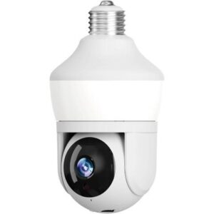 Gadpiparty i Sight Bulb PRO Indoor/Outdoor Wi-Fi HD 1080p Security Camera with LED Light, Infrared Night Vision, 360° Pan-Tilt Movement, Ai Motion